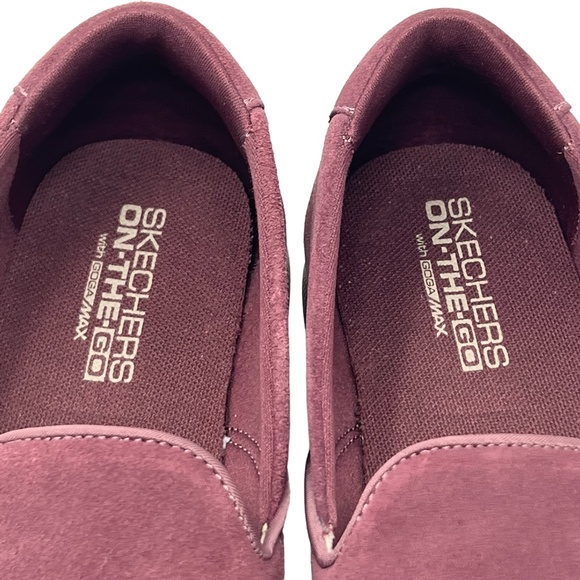 Skechers Women's Go Step Lite Delite Mauve Slip On Loafers Sneakers size 7 wide - Picture 7 of 11